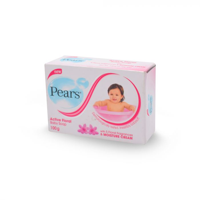 PEARS ACTIVE FLORAL SOAP 100G