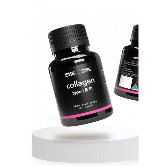 AUSSIE SUPPS COLLAGEN TYPE I & III TAB 60S