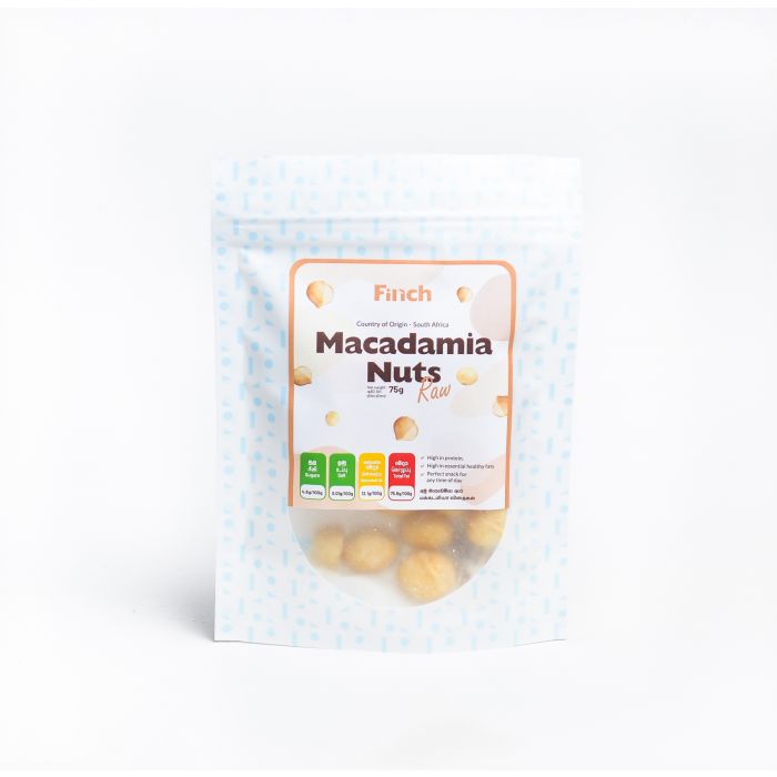 FINCH MACADAMIA NUTS 75G