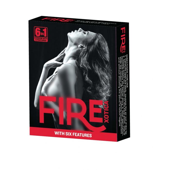 FIRE XOTICA CONDOMS 3S
