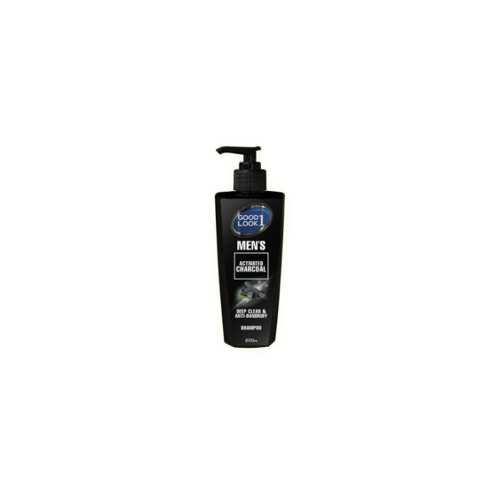 GOOD LOOK MENS ACTIVATED CHARCOAL SHAMPOO 200ML