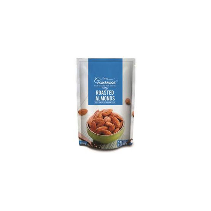 GOURMIA ROASTED ALMONDS - SALT & PEPER 200G