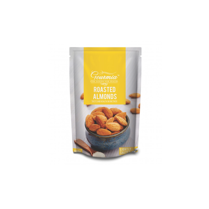 GOURMIA ROASTED ALMONDS - LIGHTLY SALTED 200G