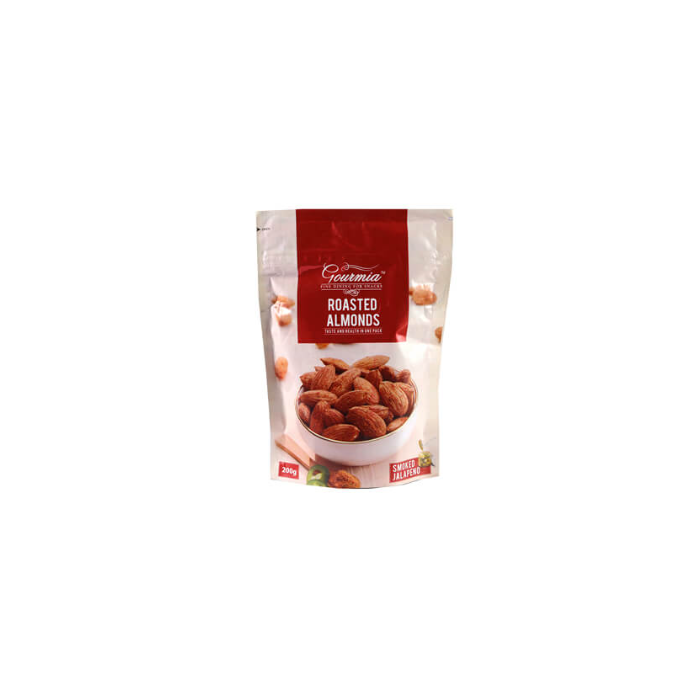 GOURMIA ROASTED ALMONDS - SMOKED JALAPENO 200G
