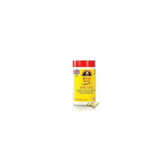 SEVEN SEAS ONE A DAY PURE COD LIVER OIL CAPS 120S