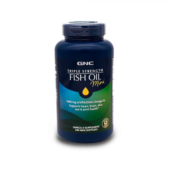 GNC TRIPLE STRENGTH FISH OIL 240