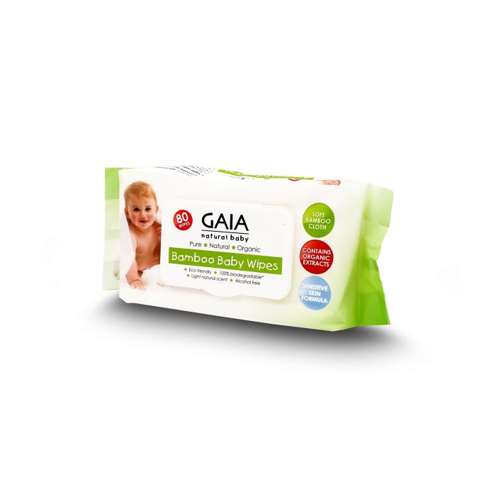 GAIA BABY WIPES (80 PACK)