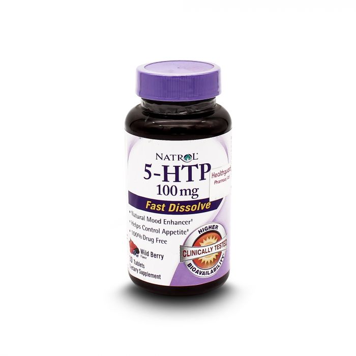 NATROL 5-HTP 100 MG FAST DISSOLVE