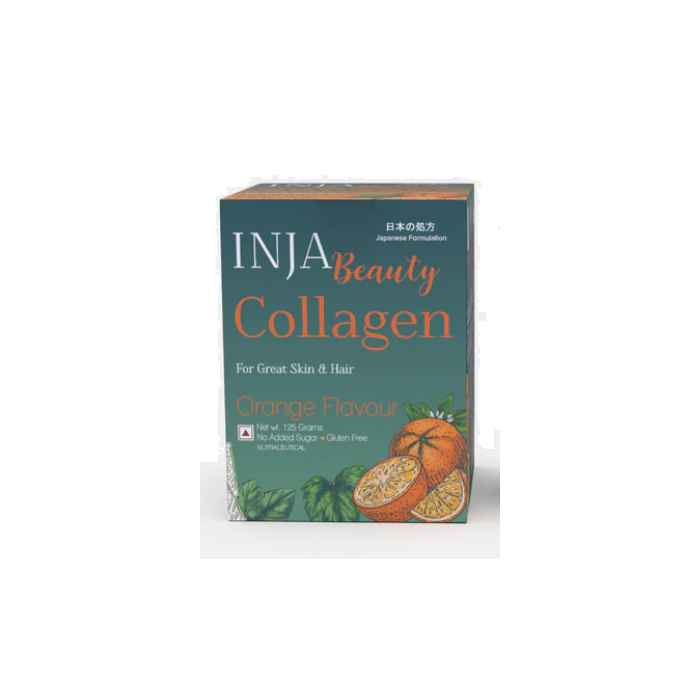 INJA BEAUTY COLLAGEN ORANGE FLAVOUR 125G