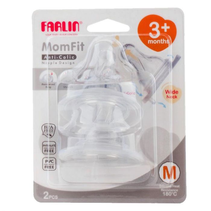 FARLI NIPPLE FOR WIDE-NECK BOTTLE  AC-22005 M

