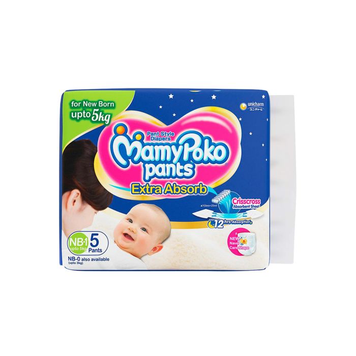 MAMY POKO DIAPER PANT NEW BORN 5 S