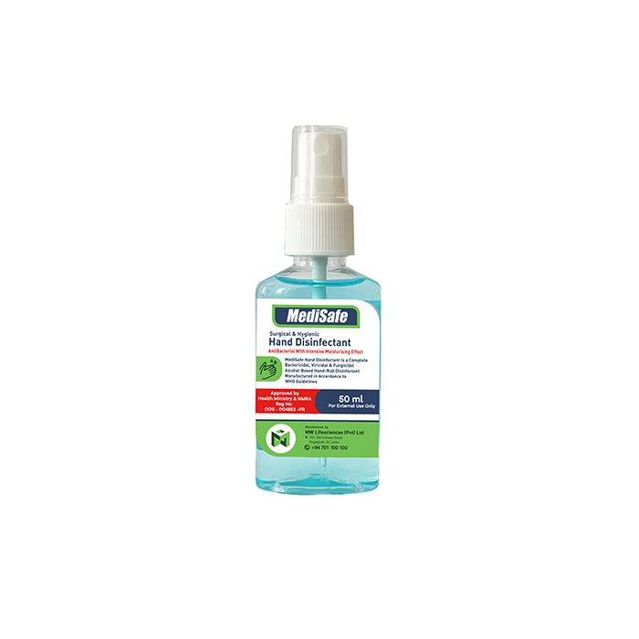 MEDISAFE HAND SANITIZER SPRAY 50ML
