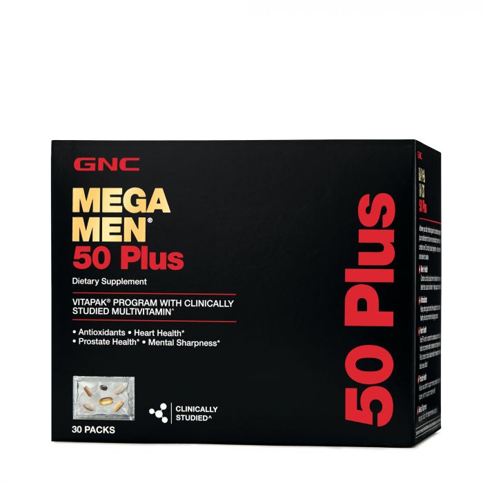 GNC MEGA MEN 50 PLUS 30PACK 208611