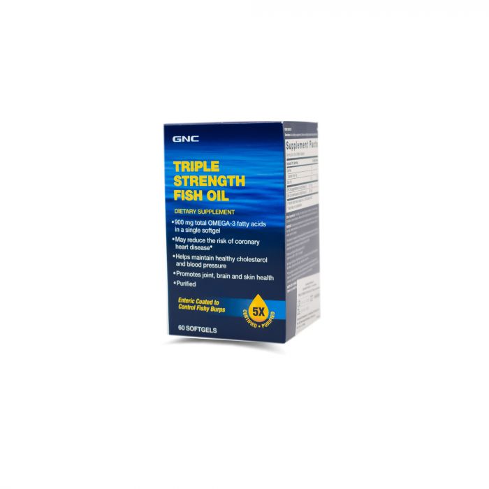 GNC TRIPLE STRENGTH FISH OIL 