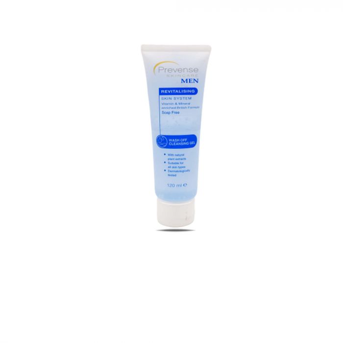PREVENSE WASH OFF CLEANSING GEL MEN 120ML