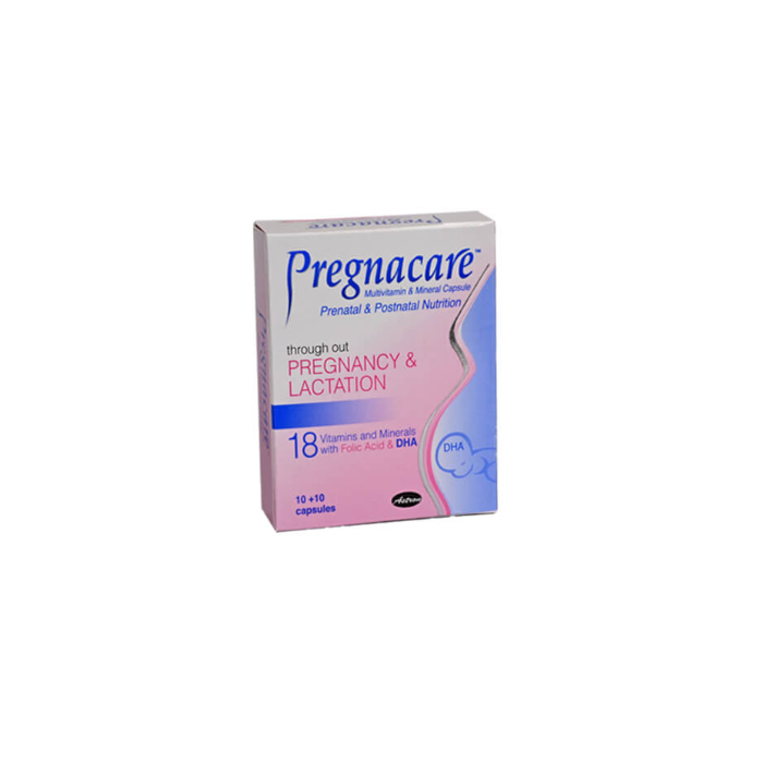 PREGNACARE CAPS 10S