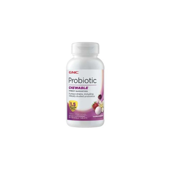 GNC PROBIOTIC 1.5 VANILA 100CHEW 424642