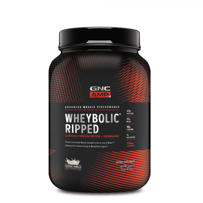 GNC AMP WHEYBOLIC RIPPED VANILLA 1507G 386565