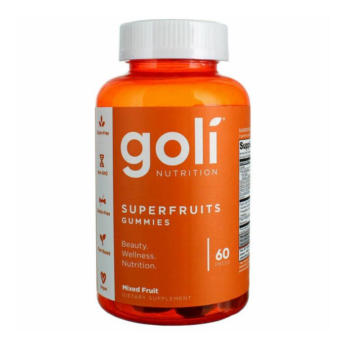 GOLI SUPERFRUITS GUMMIES 60S