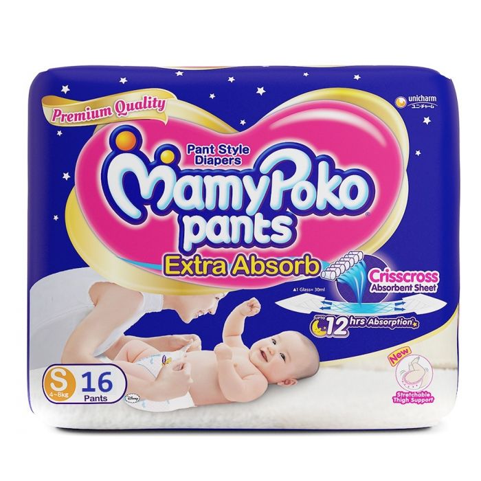 MAMY POKO DIAPER PANT SMALL 16 S