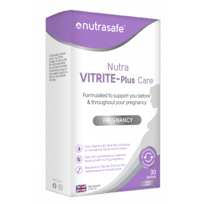 NUTRASAFE VITRITE PLUS CARE TAB 30S