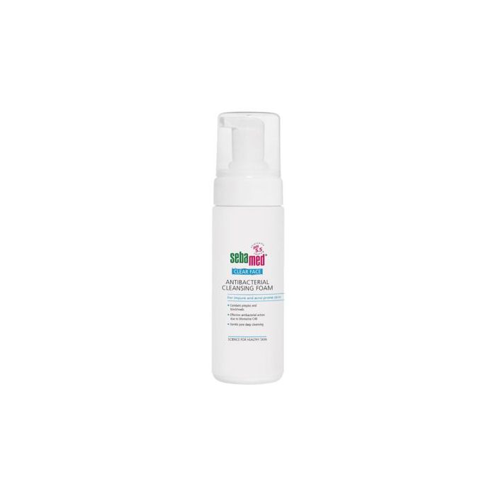 SEBAMED CLEAR FACE ANTIBACTERIAL CLEANSING FOAM 150ML