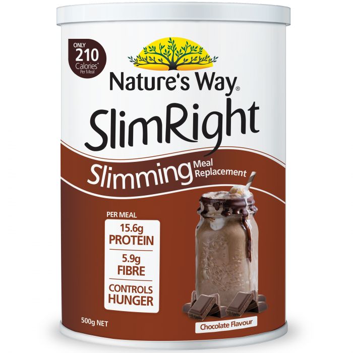 NATURES WAY SLIMRIGHT CHOCOLATE 500G