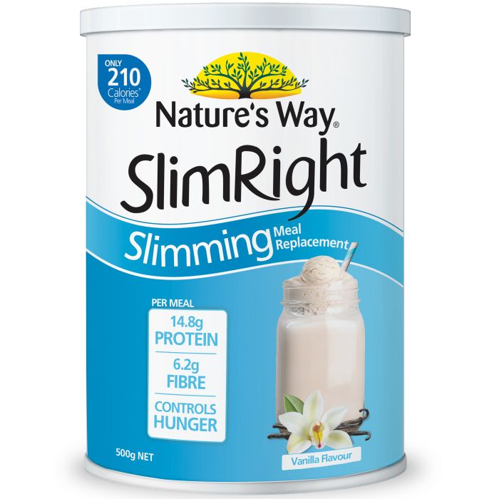 NATURES WAY SLIMRIGHT VANILLA 500G