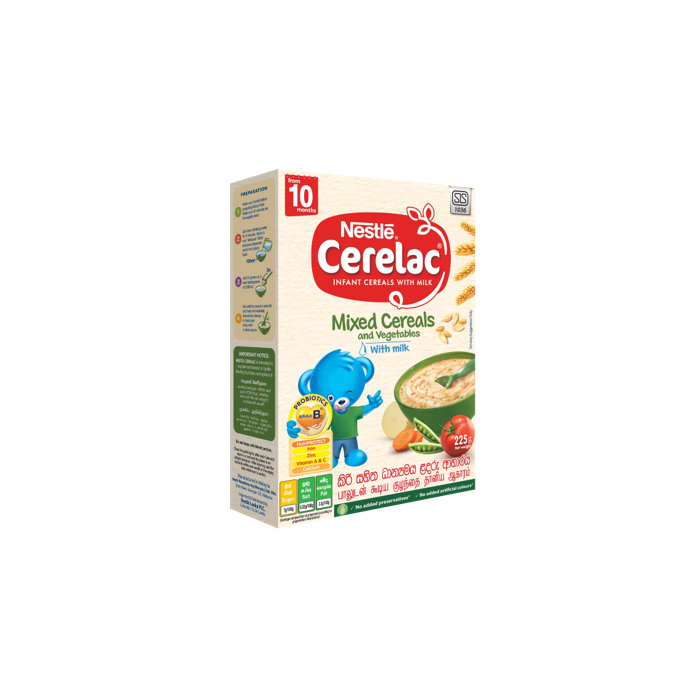 NESTLE CERELAC MIXED CEREALS  VEG 250G