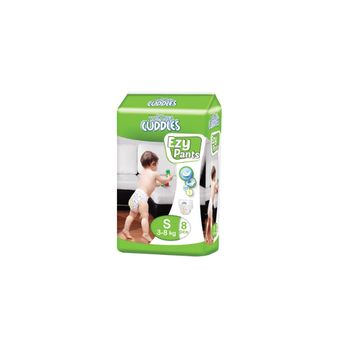VELONA CUDDLES EZY PANTS S 8PCS