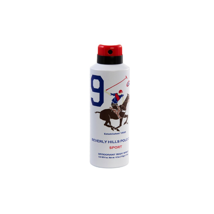 BHPC MENS SPORTS DEO 9 WHITE 175ML