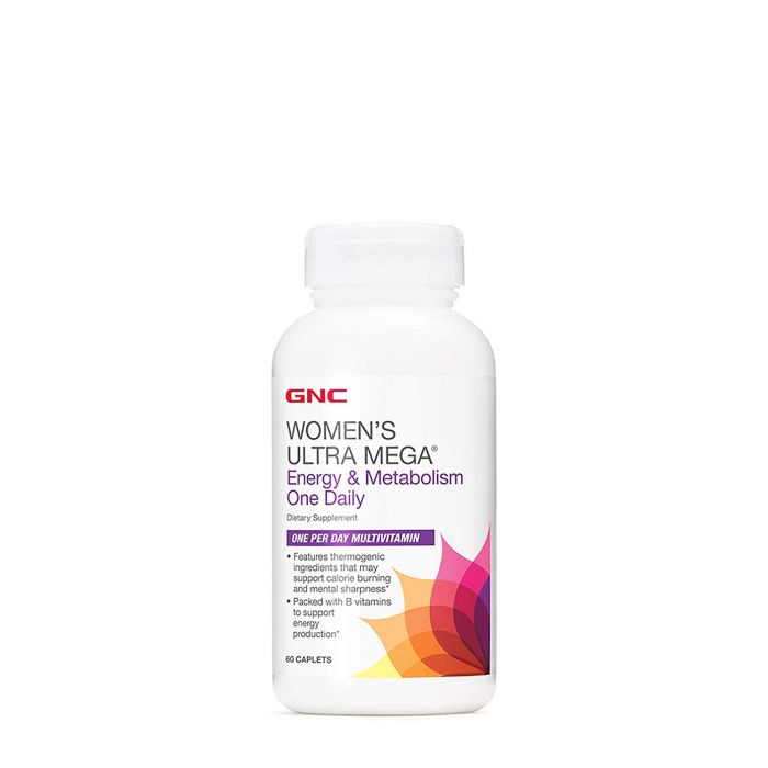 GNC WOMENS ULTRA MEGA ENERGY METOBOLISUM ONE DAILY 60S