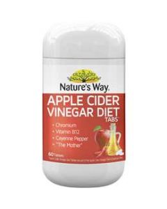 NATURES WAY APPLE CIDER VINEGAR DIET TAB 60S