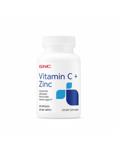 GNC VITAMIN C+ ZINC 60CAPS