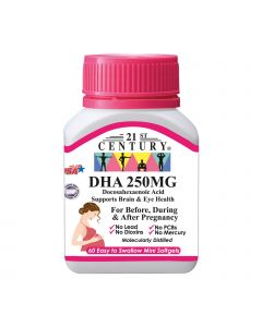 21 ST CENTURY DHA 250MG TAB 60S