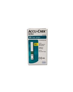 ACCU-CHEK ACTIVE GLUCO STRIP 25S