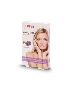 SHIFEI FACE WAXING STRIPS LAVENDER 20S
