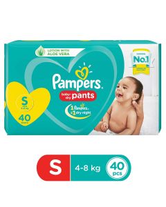 PAMPERS BABY DIAPERS DRY PANTS SMALL SIZE 4S