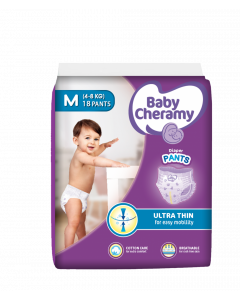 BABY CHERAMY DIAPER PANTS M 18S