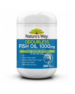 NATURESWAY ODURLESS FISH OIL 1000MG