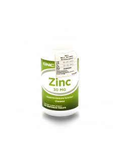 GNC ZINC 30MG 100 VEG TAB 