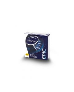 LIFESTYLES EPIC CONDOMS 3S

