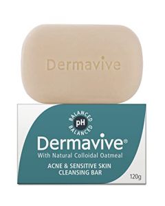 DERMAVIVE ACNE & SENSITIVE SKIN CLEANSING BAR 120G