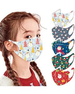 HAPPY HOLIDAY KIDS FACE MASK 5S (8-12YEARS)