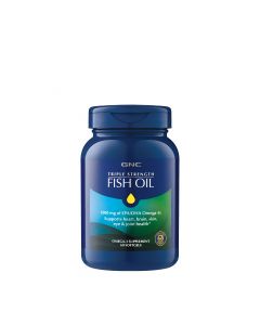 GNC TRIPLE STRENGTH FISH OIL 60SG 735335
