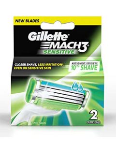 GILLATTE MACH 3 TURBO CARTRID SENSITIVE 2 S