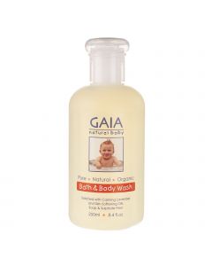 GAIA  BABY BATH  BODY WASH 250ML