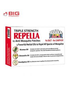 21 ST CENTURY REPELLA MOSQUITO PATCH 12S