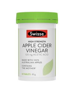 SWISSE HIGH STRENGTH APPLE CIDER VINEGAR 60S
