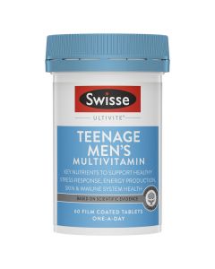 SWISSE ULTIVITE TEENAGE MENS MULTIVITAMIN 60 TAB